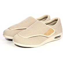 STUNAHOME Extra Wide Width Shoes Women Men Orthopedic Diabetic Shoes with Memory Foam Adjustable Walking Shoes for Elderly Arthritis Edema Swollen Feet Thumb Valgus