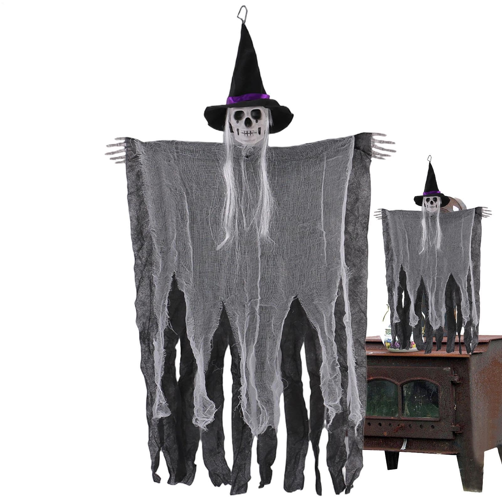 Calavera voladora para asustar en tu jardín de forma fácil este Halloween
