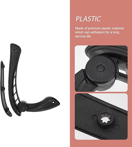 Miniatura 4 de NUOBESTY Ar - Fundas de brazo para silla de oficina, 2 piezas, reposabrazos para el hogar, reemplazos de reposabrazos profesionales, piezas de silla