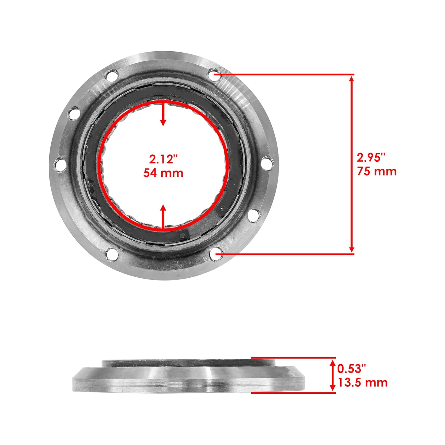 Caltric Starter Clutch One Way Bearing Compatible with Honda Cbr900Rr Cbr-900Rr 1993-1999