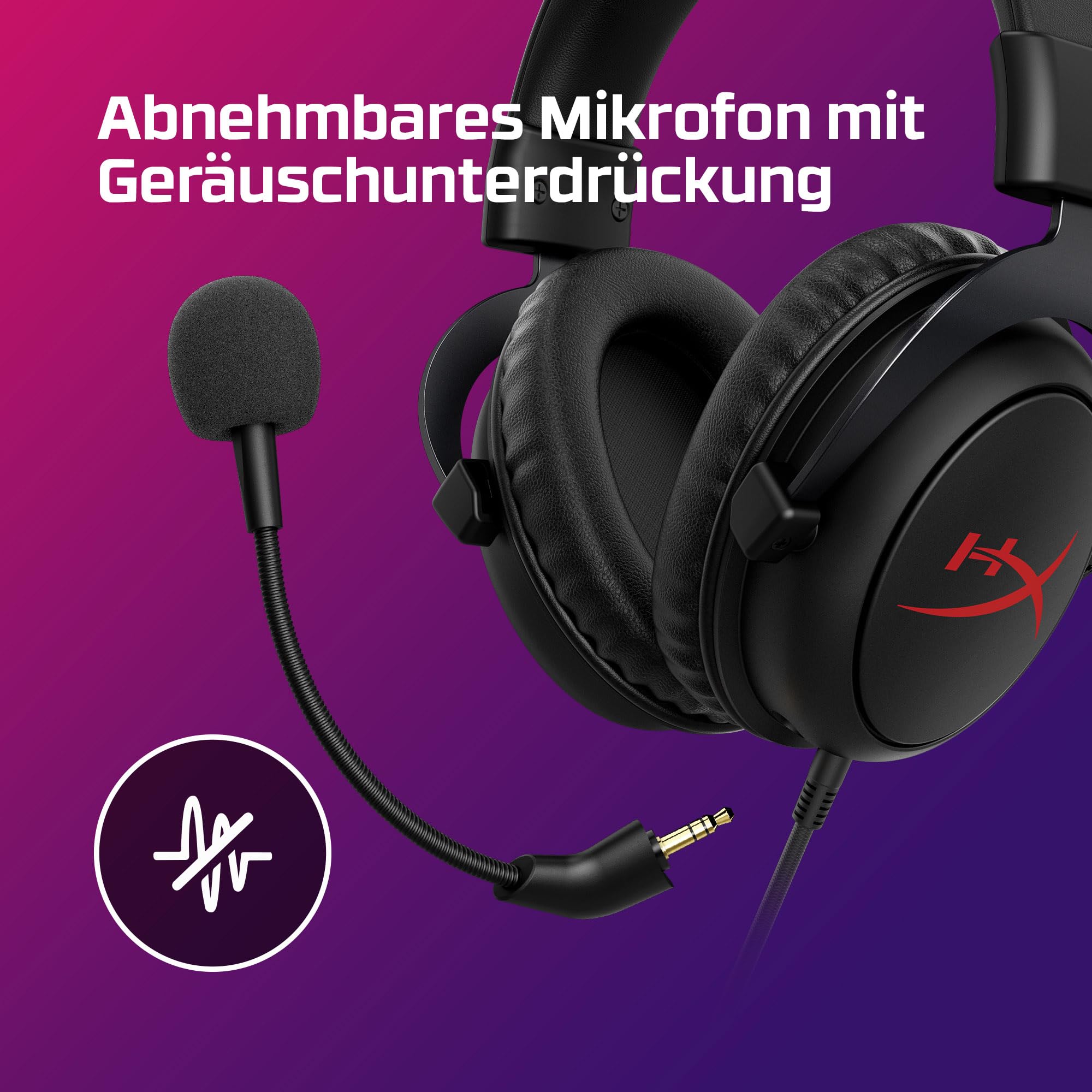 HyperXCloud Core-Gaming-HeadsetfürPC,DTSHeadphone:XSpatialAudio,Memoryschaum-Ohrpolster,robusterAluminiumrahmen