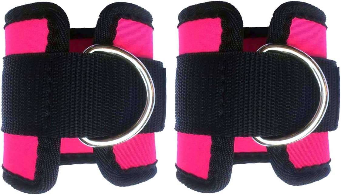 1 Pair Neoprene Padded Ankle Cuff For Women Girls, Hot Pink Small Size by Alemon : Sports & Outdoors