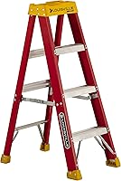 Louisville Ladder L-3016-04 4-Foot Type IA Fiberglass Step Ladder, 300 lb Capacity, Non-Conductive Safety