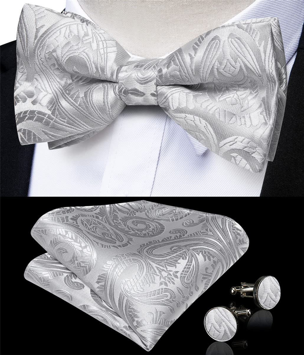 keusyoi Tirantes elásticos ajustables para hombre, camisa, corbata, corbatín, bolsillo, cuadrado, juego de gemelos para hombre