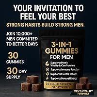 Vista 7 de Gomitas 3 en 1 para hombres, gomitas de oro Shilajit con musgo marino, ashwagandha, miel de manuka orgánica, raíz de bardana, extracto de musgo