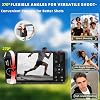 Digital Camera 270°Flip Screen, 4K 64MP Digital Compact Camera with 64GB card, 18X Zoom/Vlog Video Camera/Anti-shake/Flash, 2 Batteries+Card reader+Storage Bag for Beginner Teens Adults YouTube