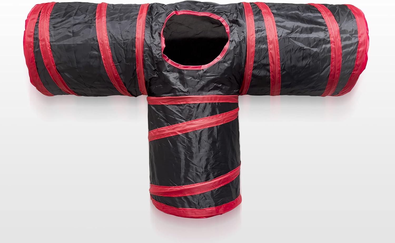 Webeasy Cat Tunnel 3-Ways Collapsible Cat Toy Tunnel Tube 25 cm high Cat Interactive Toy for Indoor Cats Extended Game Tunnel for Cats Puppies - Image 3