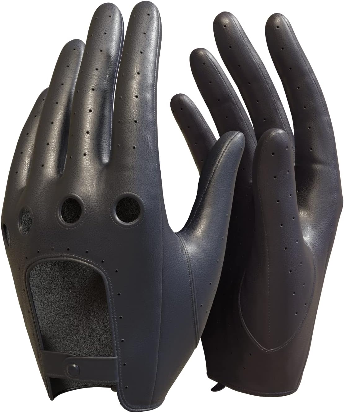 MGGMOKAY Women's Leather Driving Gloves Touchscreen Thin Soft Sheepskin Motorcycle Riding Gloves Unlined - Image 2