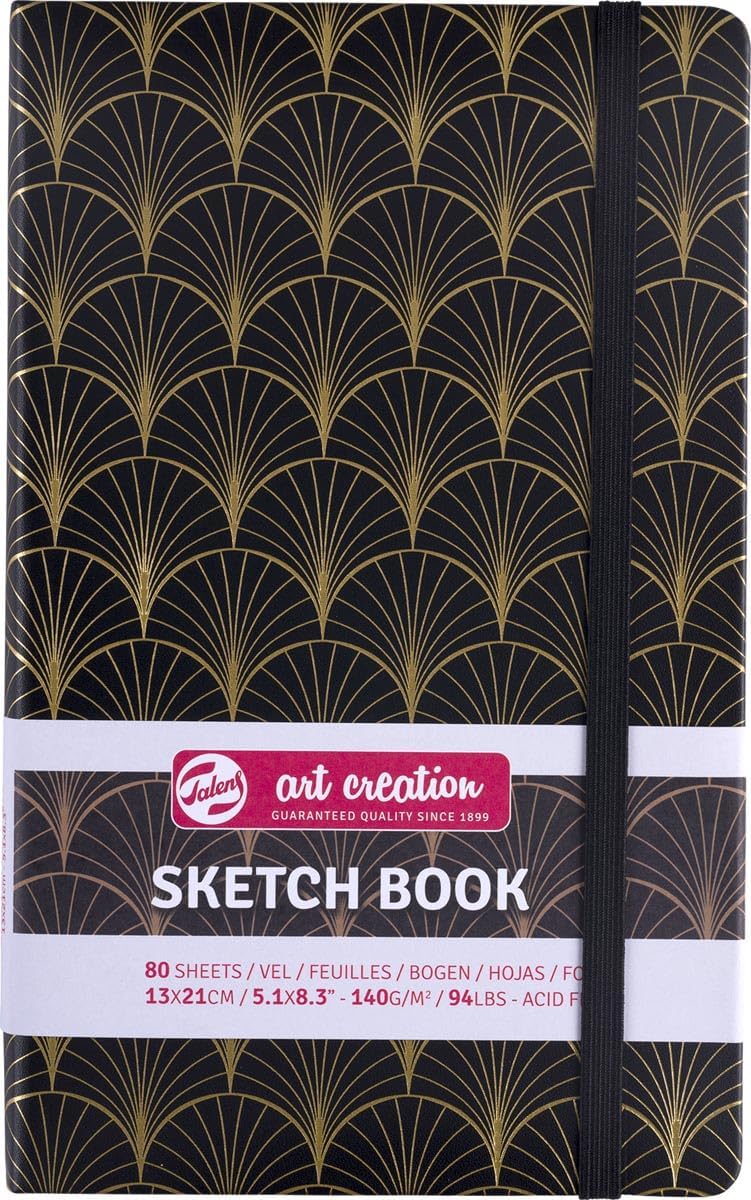 Talens Art Creation Sketchbook Art Deco 13 x 21 cm, 140 g, 80 Sheets