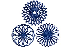 Silicon Trivet Mats for a Royal Blue Kitchen