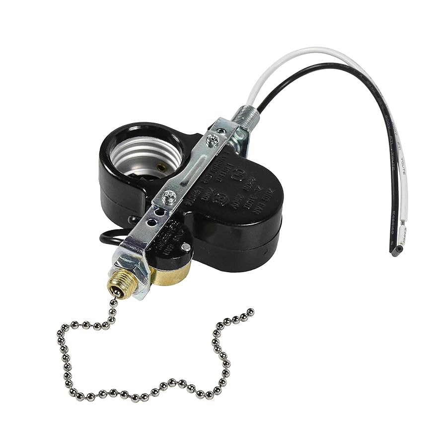 HQRP 2-Light Socket Switch Compatible with Hunter
