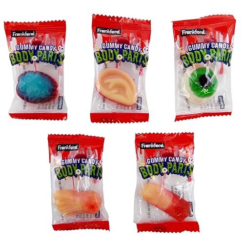 Miniatura 3 de Frankford Partes del cuerpo de caramelos de gomitas de Halloween (50 unidades)