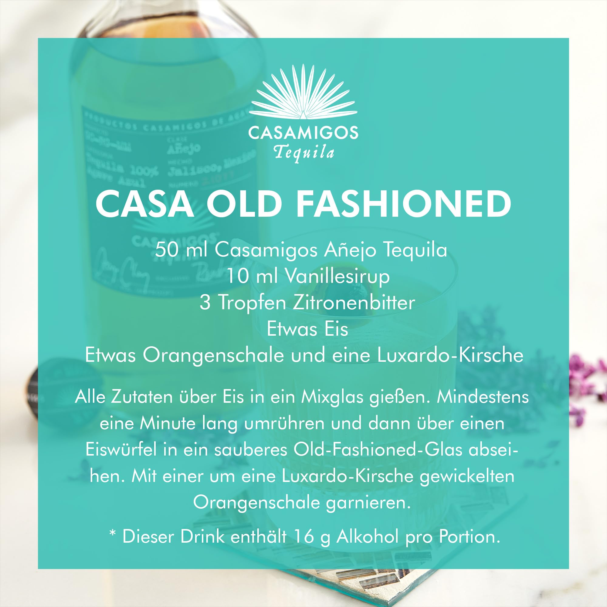 Casamigos Añejo Tequila 100% Agave 40% Vol 700ml