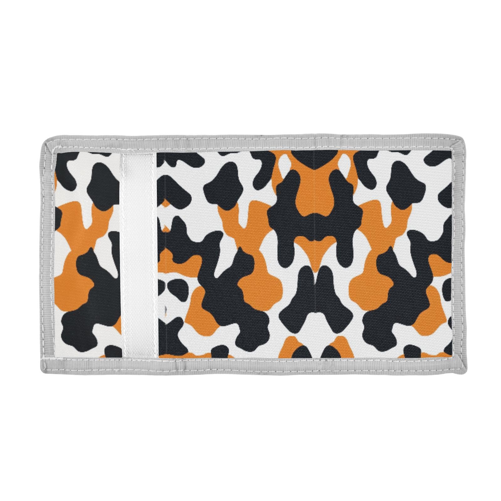 ALAZA Kids Wallets for Boys Girls Toddler Trifold Wallet Children Small Calico Camouflage with Zipper Coin Pocket