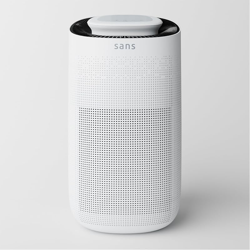Sans Air Purifier Mini for Large Rooms (Up to 490 Sq Ft) – True HEPA