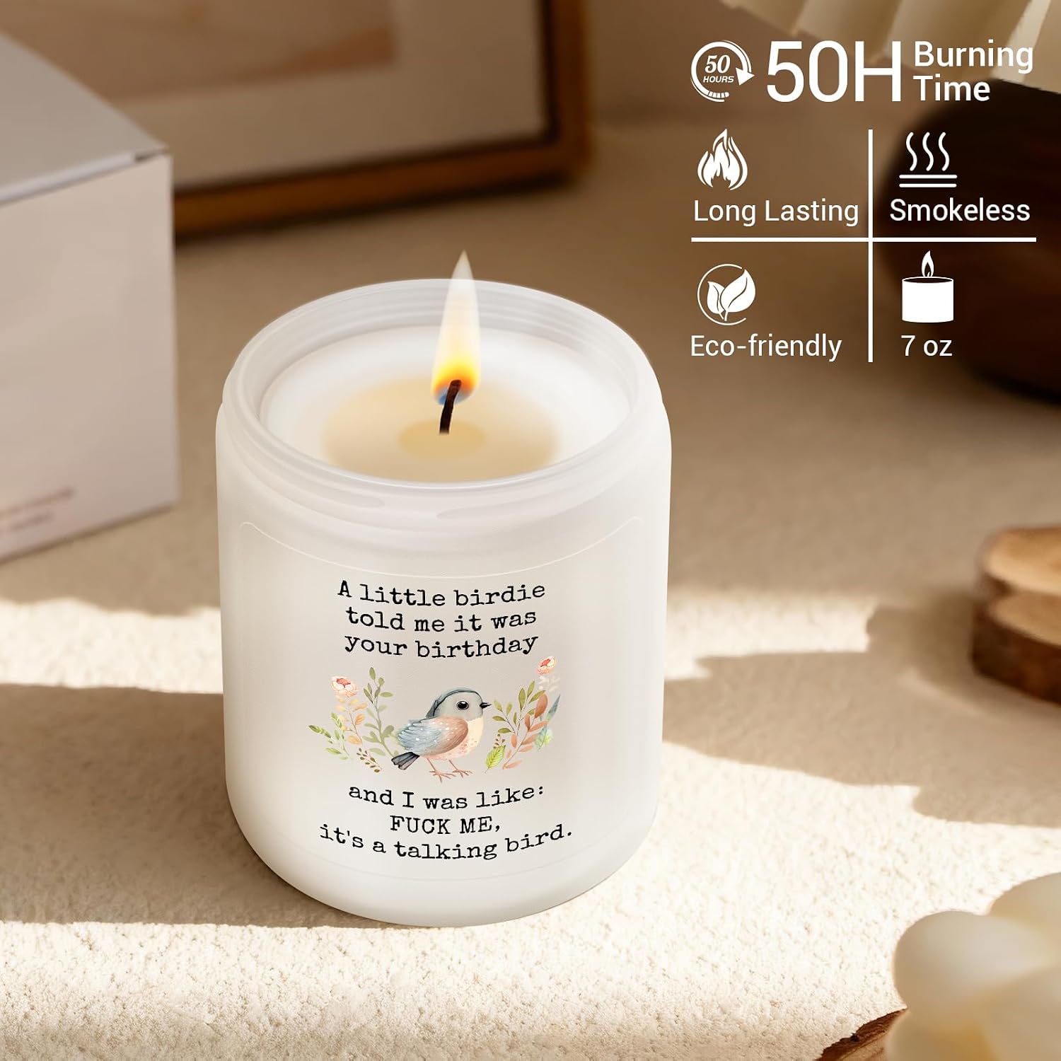 Funny Birthday Gifts for Women Men, Funny Birthday Gifts, Lavender Candle