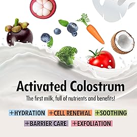 FARMSKIN Superfood Salad Sheet Mask Set of 6 | Korean Face Mask Sheets w/Mangosteen, Broccoli, Carrot, Coconut, Blueberry & Tomato | Refreshing, Nourishing & Cruelty-Free Face Mask Skincare Set