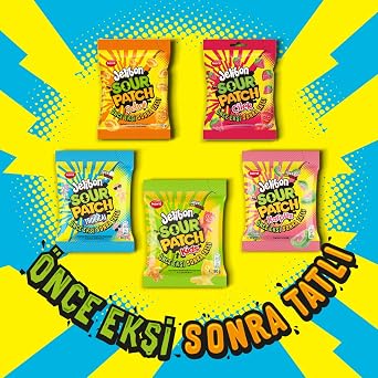 Jelibon Sour Patch Kids Tropikal Meyve Aromalı Şekerleme 80g