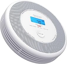 X-Sense Smoke & CO Detector Combined Carbon Monoxide Smoke Alarm Voice Alarm CO Detector with Replaceable Battery XP0A-SR Pack of 1