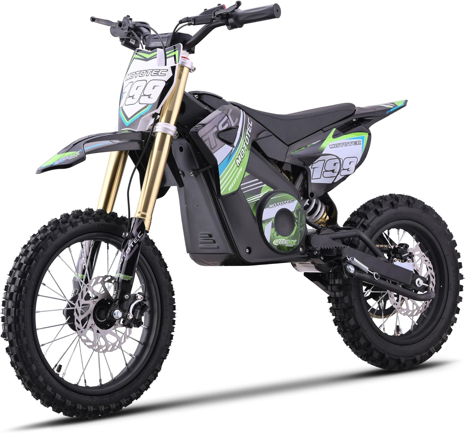48V Pro Dirt Bike 1800W – Green