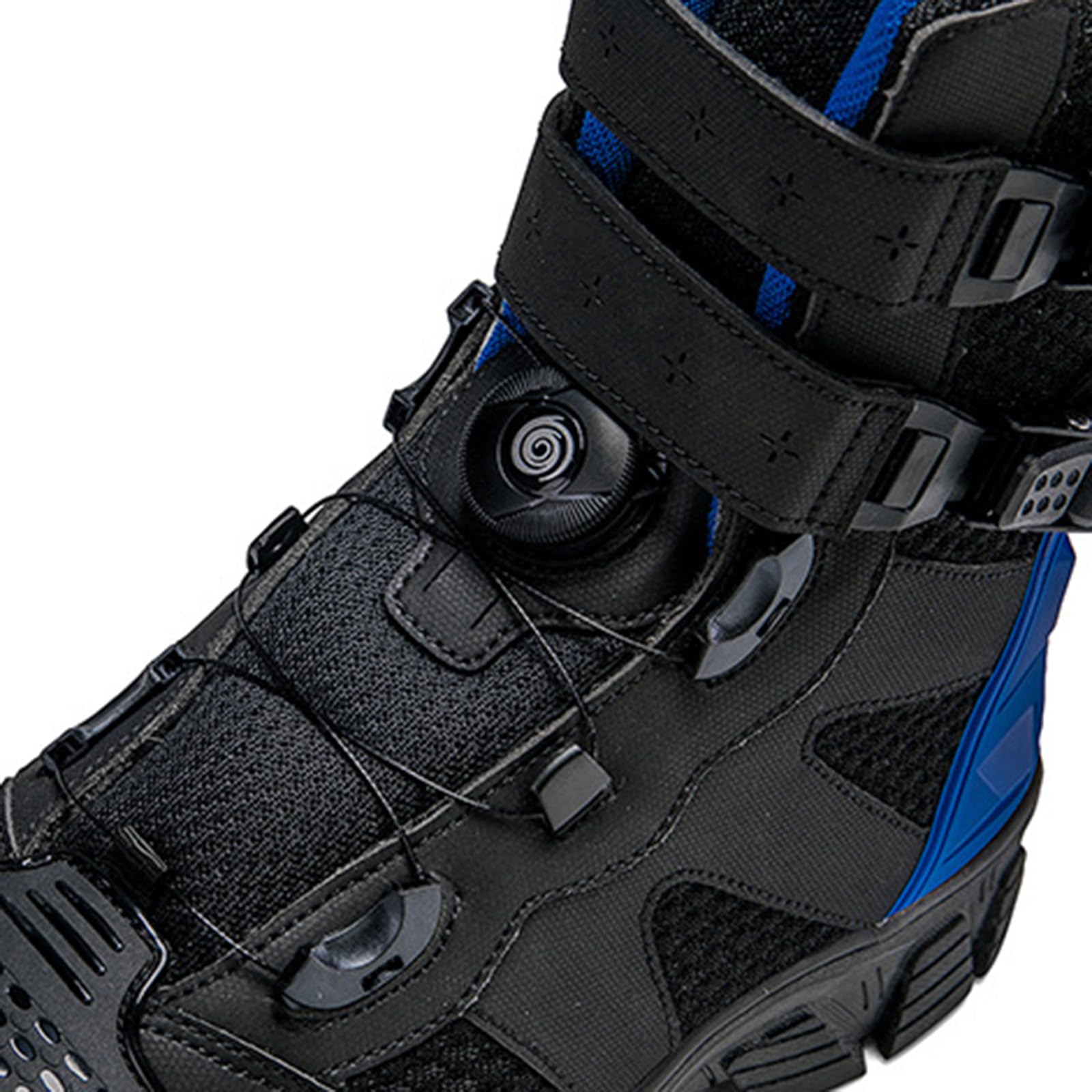 Stivali da Moto in Pelle da Uomo,Stivali Moto Uomo Touring,Protezione Totale,Facile da Indossare,Si Adatta Bene alla Maggior Parte dei Pantaloni da Moto E alla Giacca