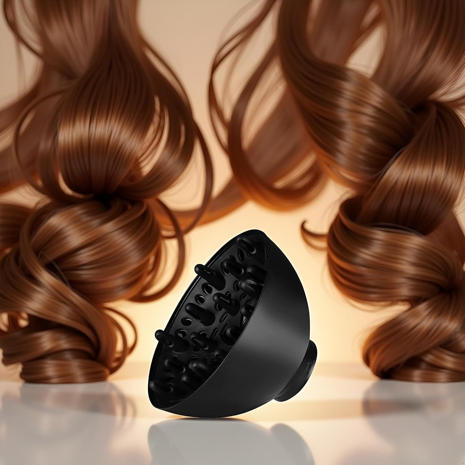 Black Adaptable for Blow Dryers Diffuser Hair Universal for Curly Hair Hair Care Hair Dryer Diffusers Hair Dryers and Styling Tools and Appliances Accessories