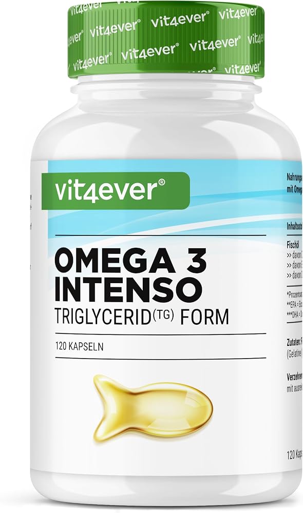 vit4ever Omega 3 Premium 120 cápsulas (80 % omega-3)