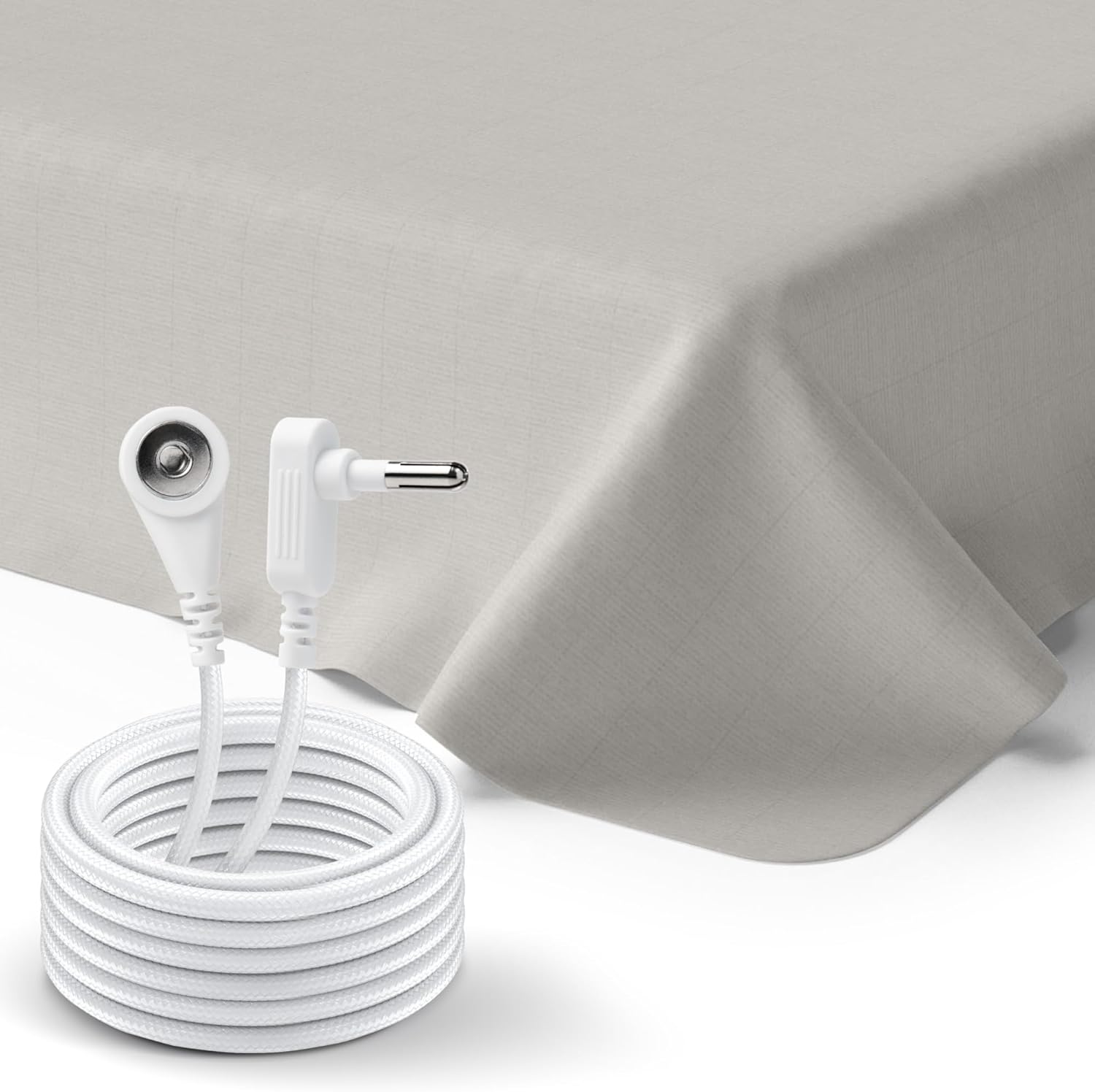 GroundLuxe Flat King Grounding Sheet in Beige