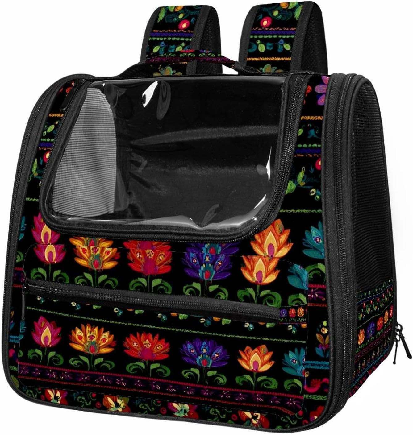 Abstract Palm Trees (1) Pet Carrier Soft Sided Carrier for Small Medium Cats Dogs
