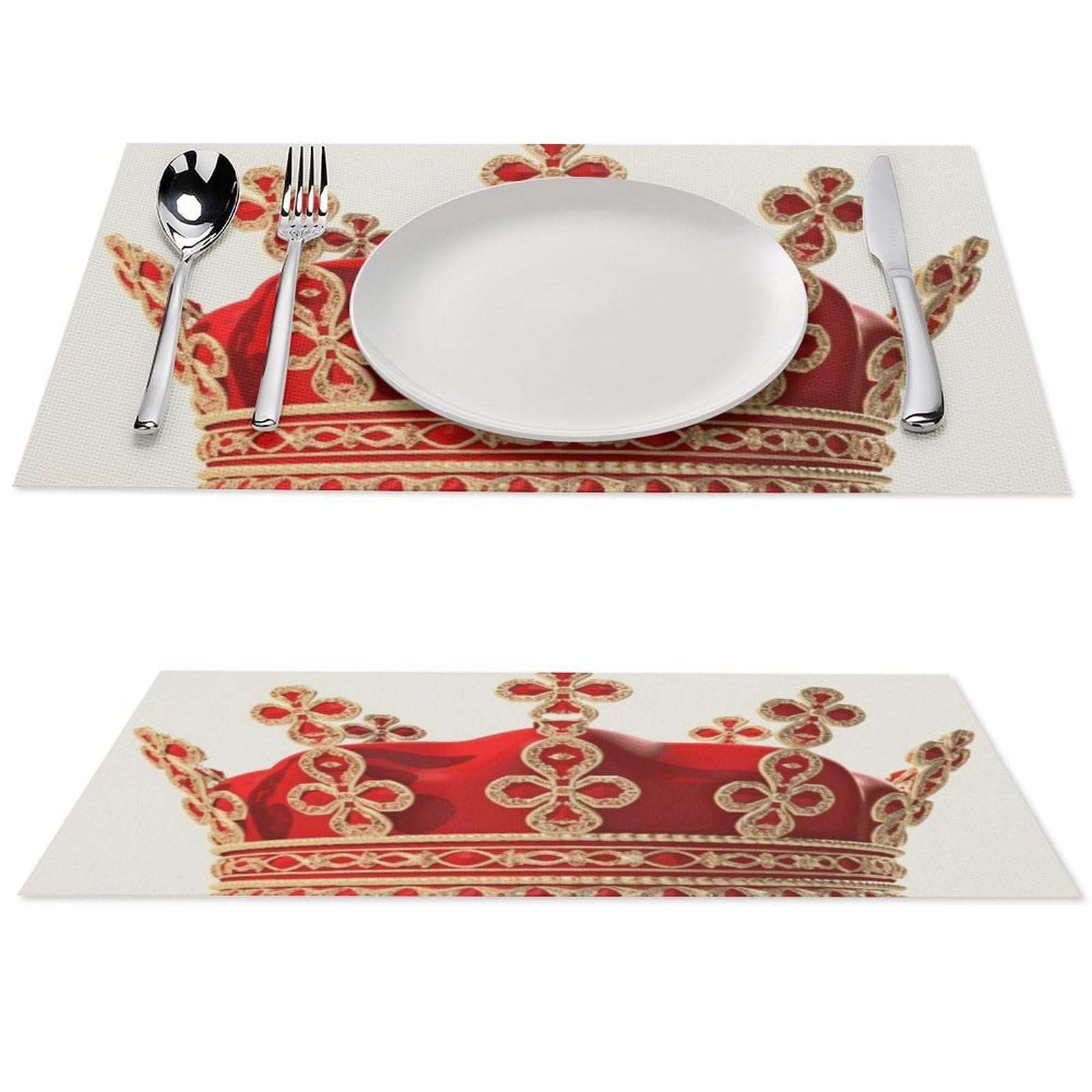 Sets de table antidérapants PVC salle à manger cuisine restaurant x4