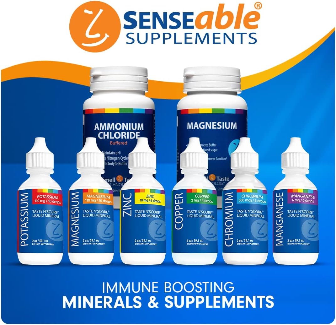 Lyte Balance Taste N' Score Liquid Minerals Kit - 6 Pack, 2 oz Bottles | 100% Pure Dietary Potassium, Zinc, Manganese, Copper, Chromium & Magnesium Drops