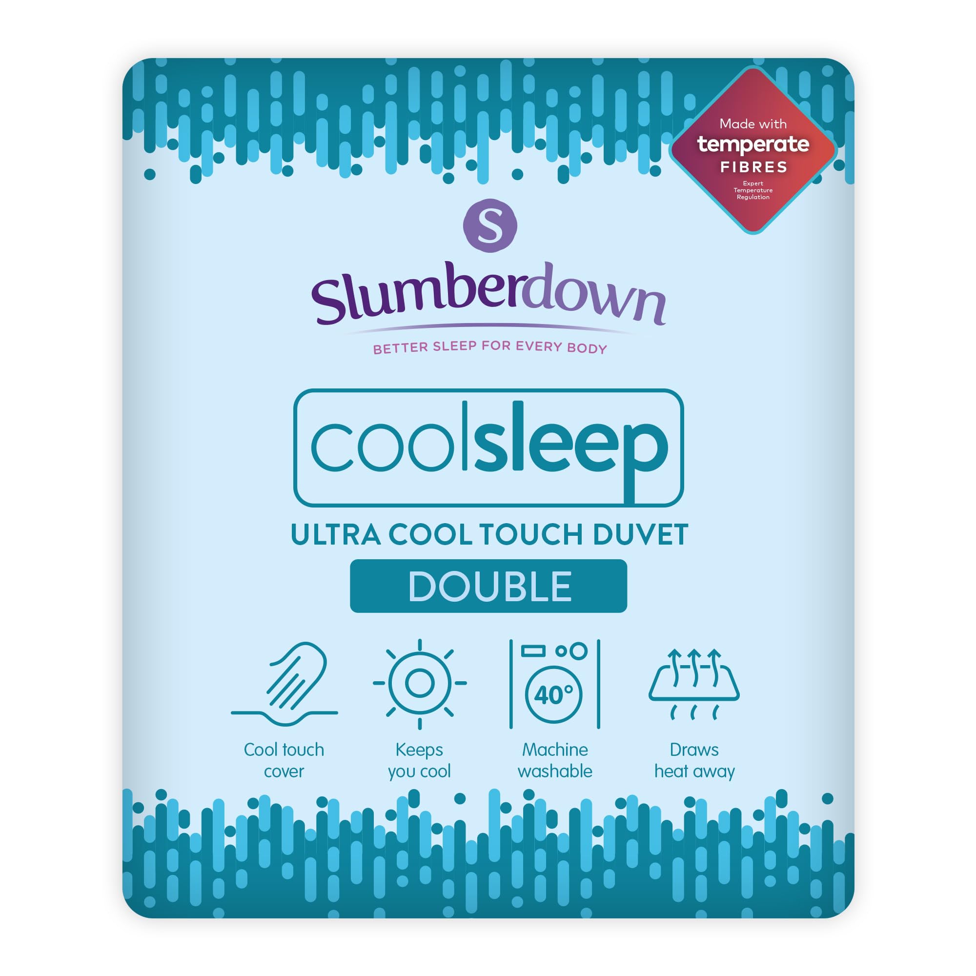 Slumberdown Luxury Cooling Blanket Double - Duvet Keeps you 2X Cooler, Lightweight Breatha...