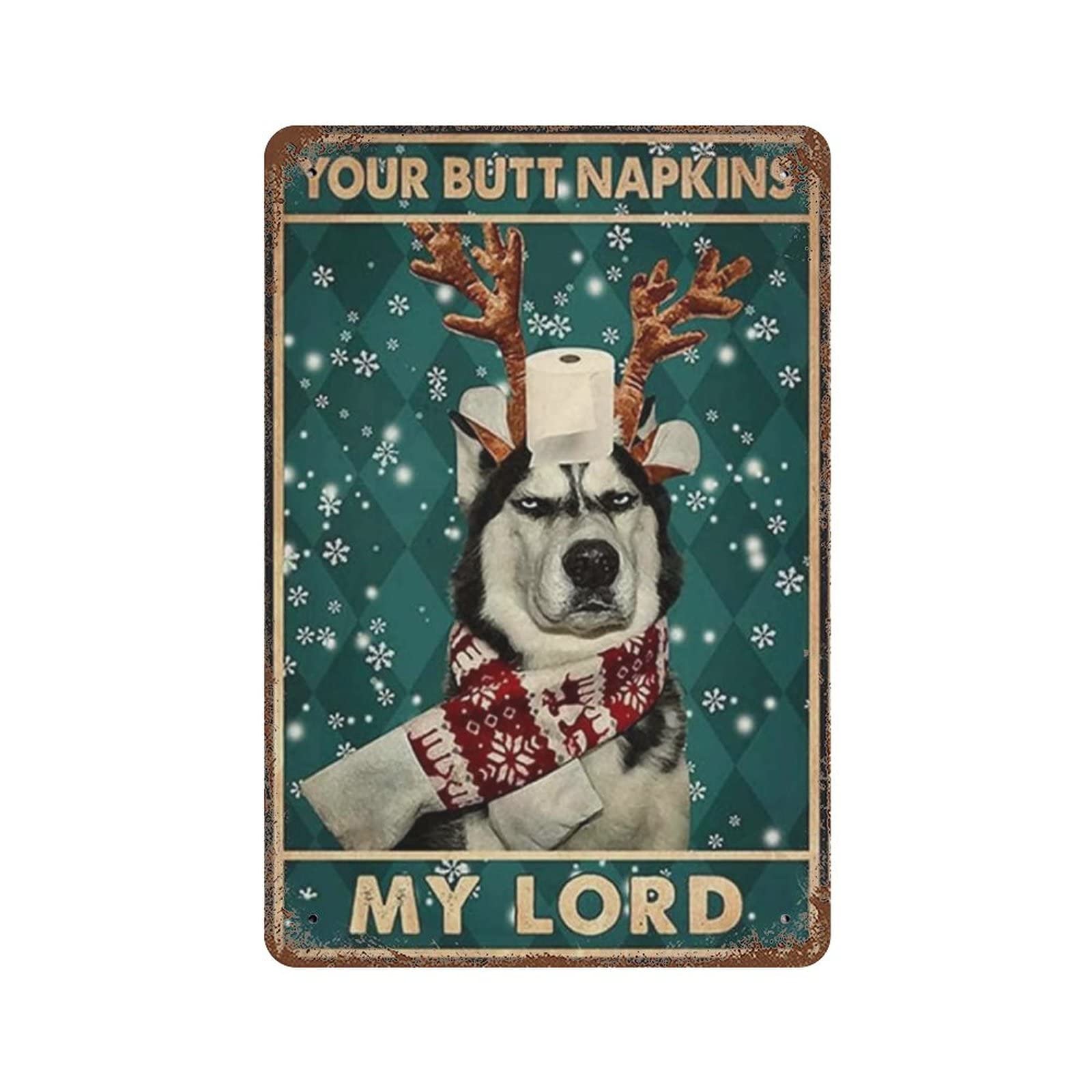 AOOEDM Your Butt Napkins Metal Sign for Home Coffee Garage Wall Decor Vintage Poster Bar Signs for Home Bar Retro Metal Tin Sign