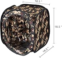 Vista 4 de Lancer Tactical Portable Airsoft Target Tent-Black-Non Lethal BB Shooting Target