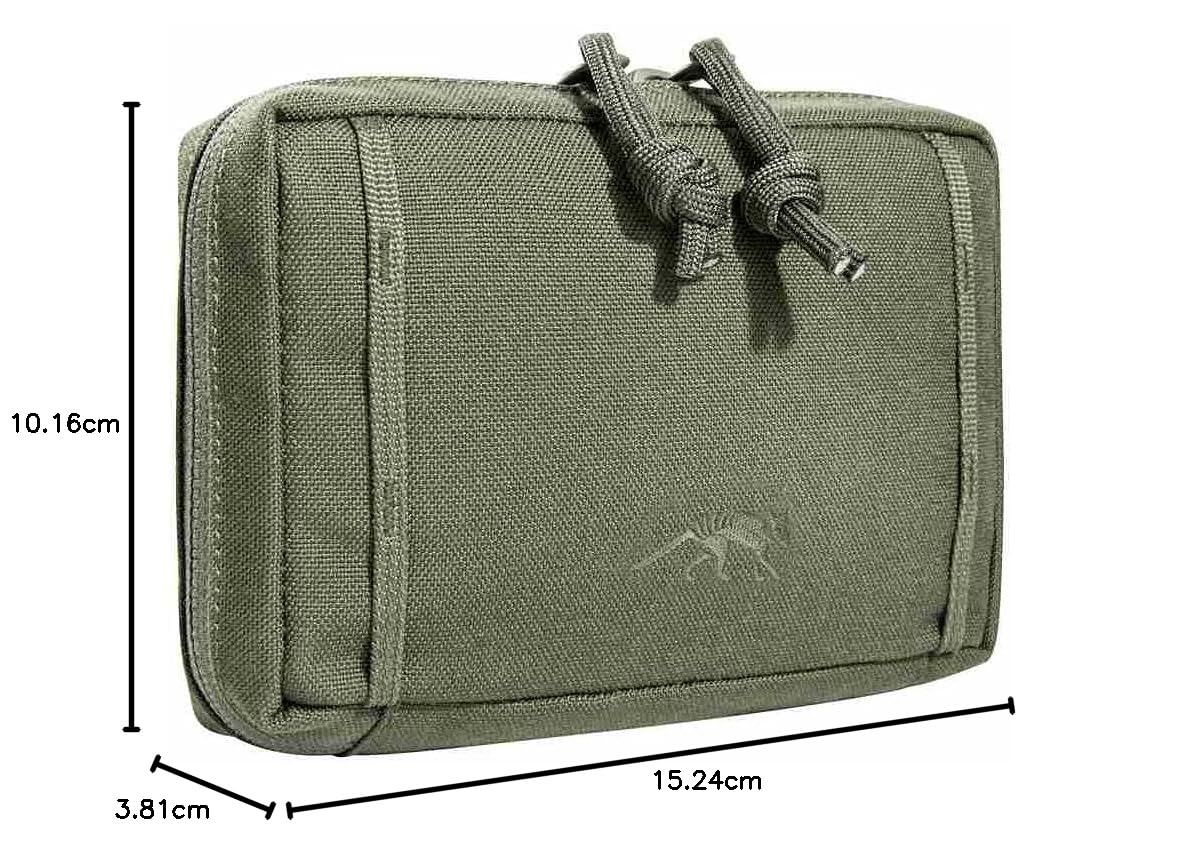 Tasmanian Tiger TT Tac Pouch 4.1 dodatkowa torba do plecaka kompatybilna z systemem Molle, torba na akcesoria EDC, narzędzia lub małe zestawy pierwszej pomocy; 10 x 15 x 4 cm, oliwkowy