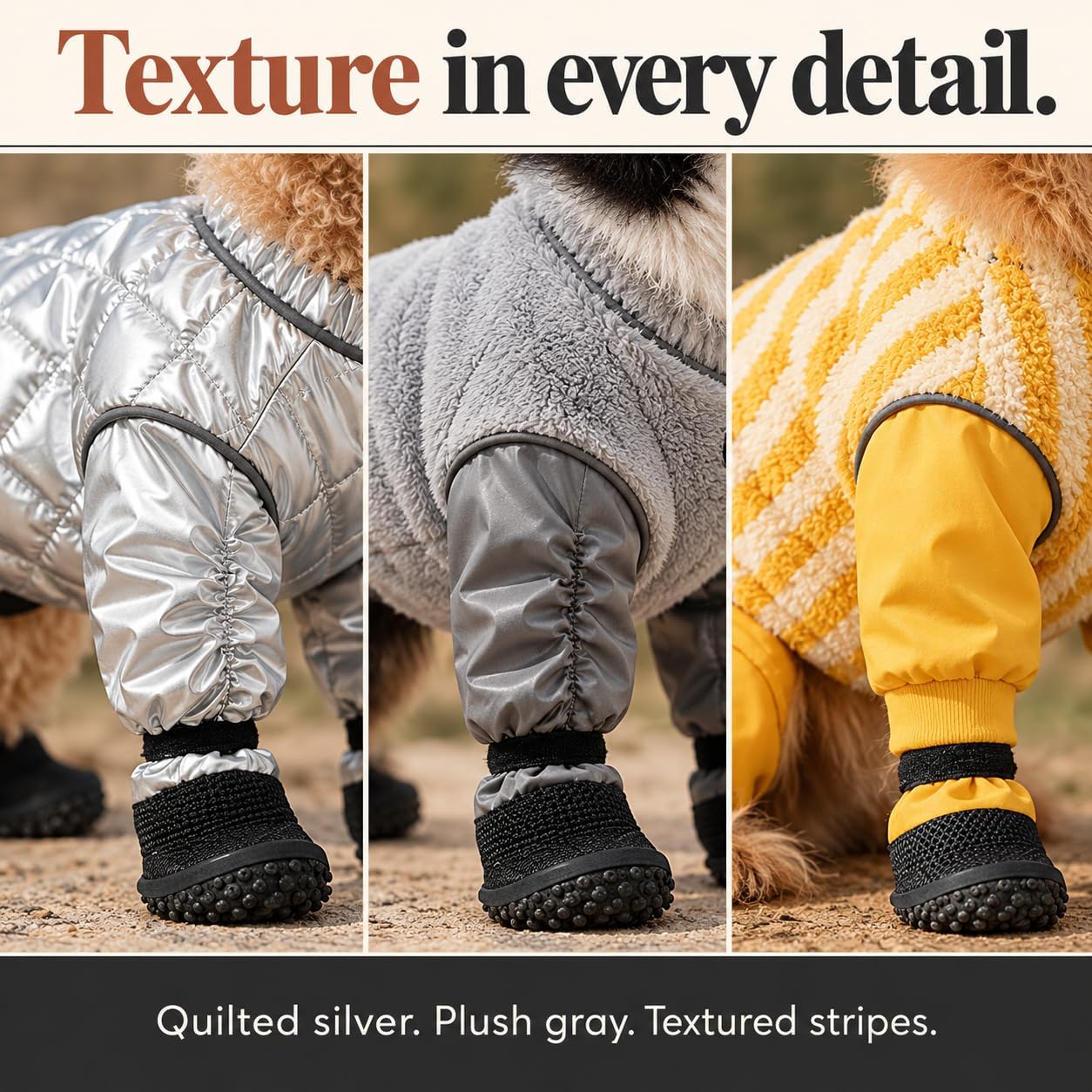 Dog winter outdoor snowsuit