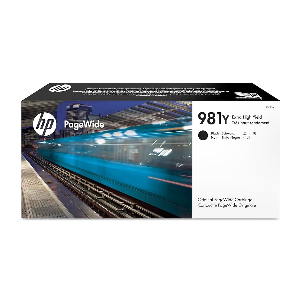 HP PageWide 981Y インクカートリッジ 4色7本セット Amazon.com: HP 981X Original PageWide Cartridge 4-Color Set