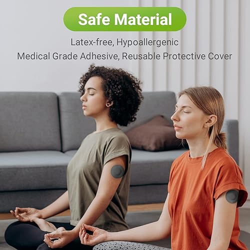 Miniatura 6 de Paquete de 25 fundas de sensor Libre, KOVOQ Freestyle Libre 2 y Lingo CGM impermeables, cubierta protectora rígida contra golpes y arañazos,