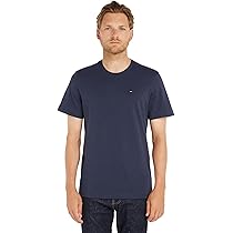 Tommy Jeans Tjm Xslim Jersey Tee Dm0dm04411, Maglietta a Maniche Corte Uomo, Blu (Black Iris), L