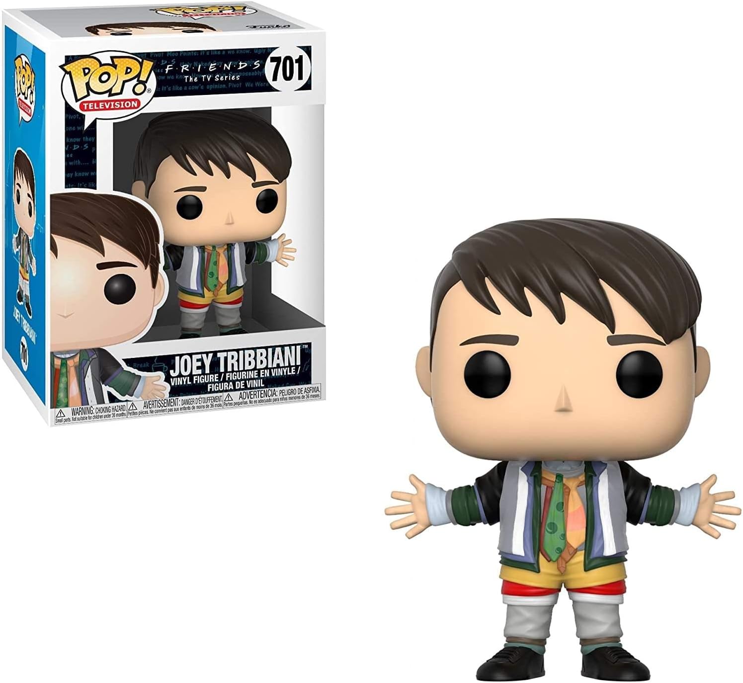 POP! Vinyl: Friends: Joey Tribbiani in Chandler's Clothes - Collectible Vinyl Figure - Gift Idea - Official Merchandise - for Kids & Adults - TV Fans - Model Figure for Collectors and Display