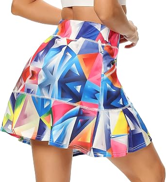 WOWENY Womens Tennis Golf Athletic Skorts Skirts for Women with Pockets High Waist Workout Runnning Skirt Casual