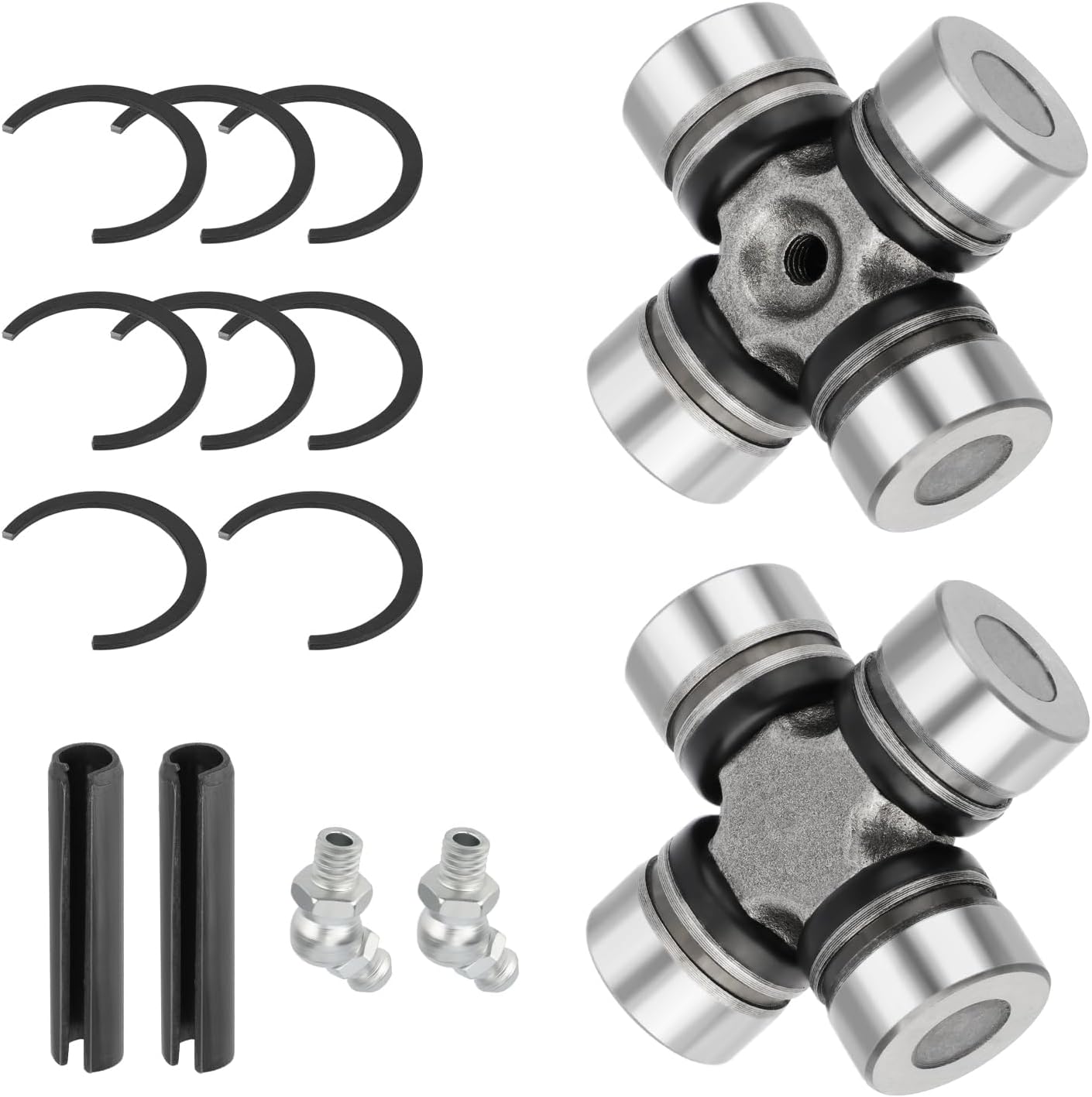 Front Prop Shaft Yoke & U-Joint (2 Side) for Polaris Sportsman 300 335 400 450 500 550 570 600 700 800 Magnum Scrambler Xpedition Xplorer ATP ACE OEM# 3260133 2203704 3260131 1350053 2203703