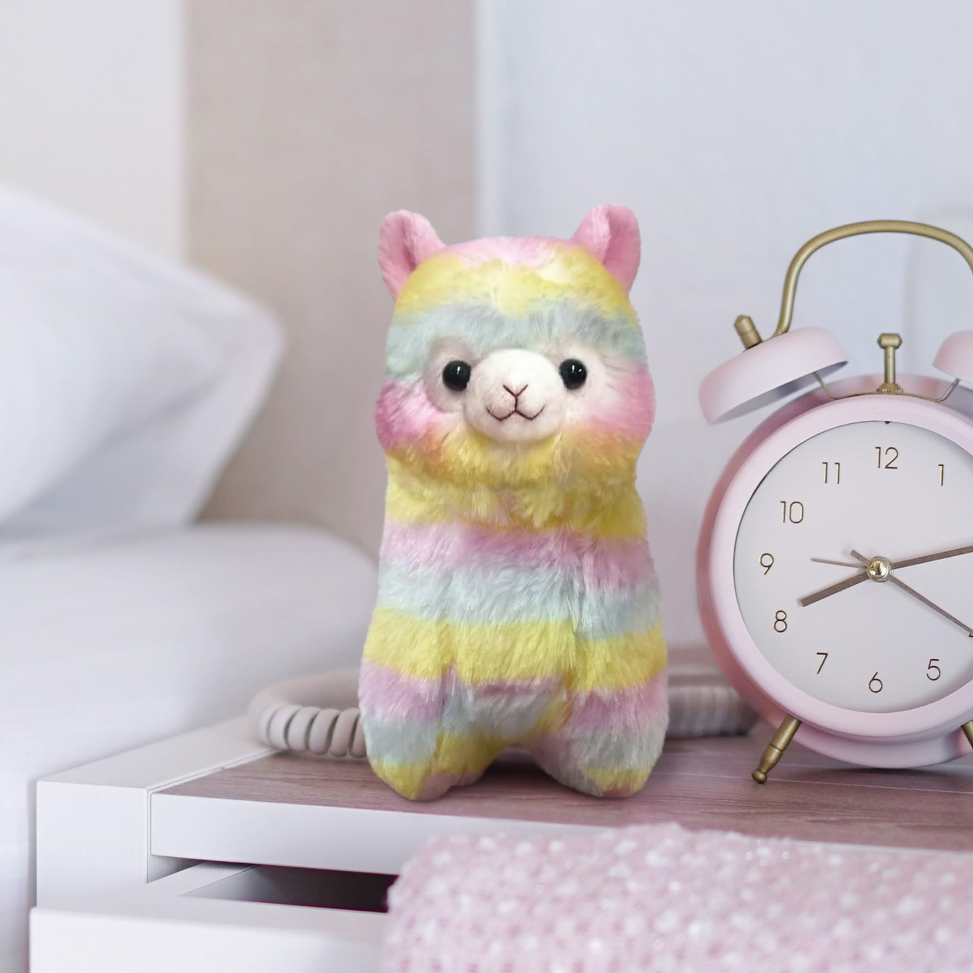 Amazon.co.jp: アミューズ アルパカッソST レインボー ぬいぐるみ 全長
