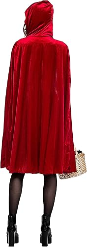 Miniatura 3 de Soyoekbt - Disfraz de Caperucita Roja, color rojo, para Halloween