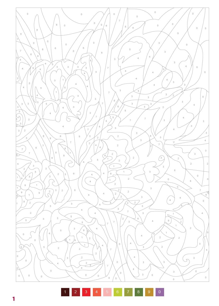 Art therapy Kolorowanka antystresowa Kwiaty