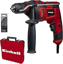 Einhell Schlagbohrmaschinen-Set TC-ID 720/1 E Kit (Bohren/Schlagbohren, 13 Mm-Schnellspannbohrfutter, Drehzahl-Elektronik, Inkl. 5-tlg. Bohrer-Set Für Beton + E-Box Basic)