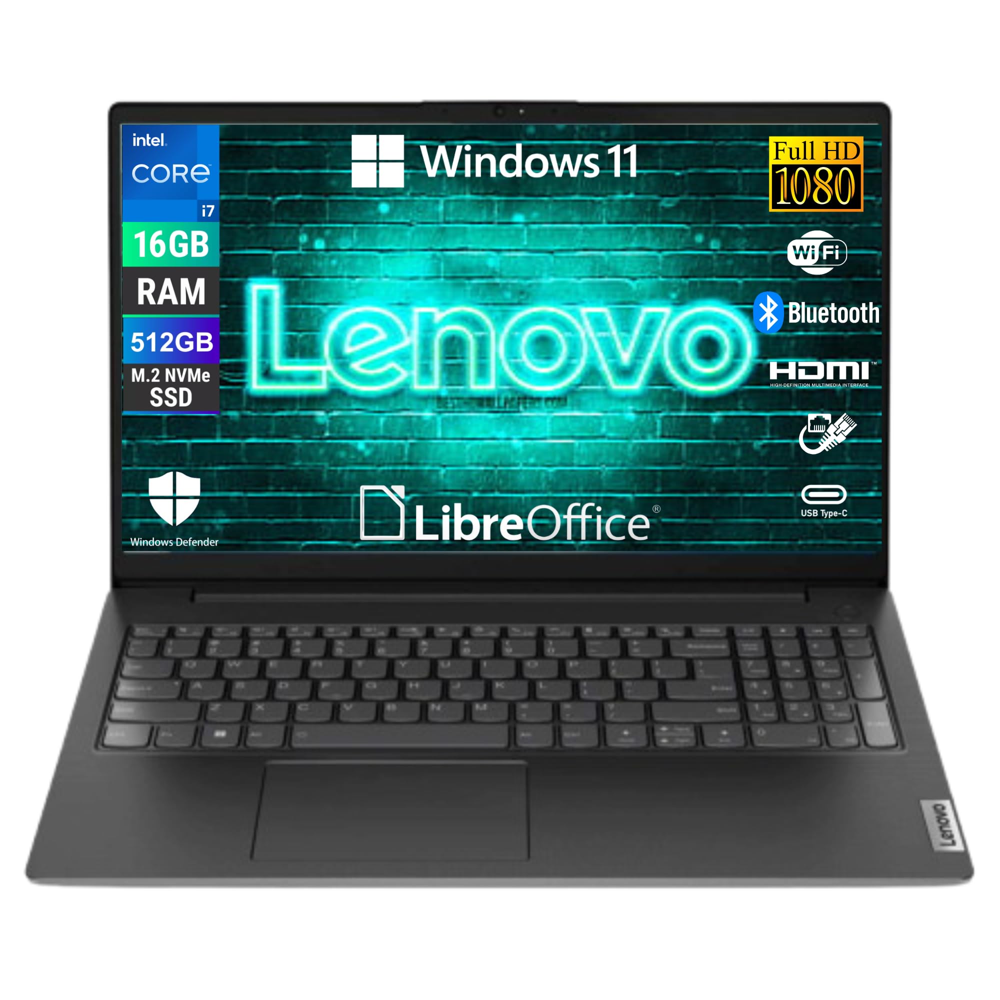 Lenovo, Notebook Portatile, V15 G4 IRU, Display 15,6
