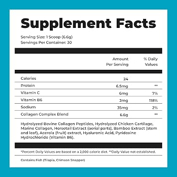 SANE MD PRO60+ Collagen Peptides Powder - Multi-Collagen Types I, II, III, V & X with Biotin, Vitamin C & Hyaluronic Acid, Grass-Fed, Unflavored, Daily Support 60+