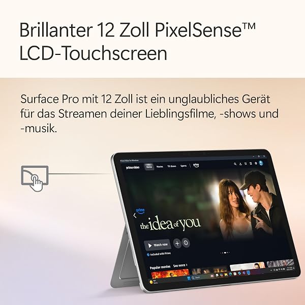 Microsoft Surface Pro | Copilot+ PC | 12” LCD Touchscreen | Snapdragon® X Plus | 16GB RAM | 256GB Speicher | Neuestes Modell | Platin - 4