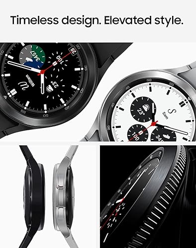 Miniatura 7 de Samsung Galaxy Watch4 Classic - Reloj inteligente de 181pulgadas 46 mm con monitoreo ECG seguimiento de ciclos del sueño correr entrenamiento salud